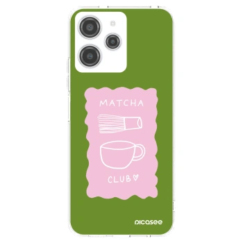 Picasee silikonski prozorni ovitek za Xiaomi Redmi 12 4G - Matcha club