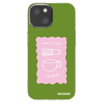 Picasee silikonski prozorni ovitek za Apple iPhone 15 - Matcha club