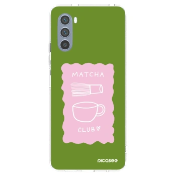 Picasee silikonski prozorni ovitek za Motorola Moto G62 - Matcha club