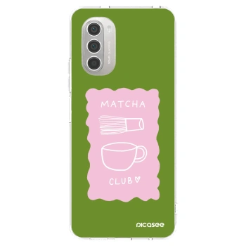 Picasee silikonski prozorni ovitek za Motorola Moto G51 - Matcha club