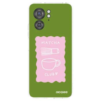 Picasee silikonski prozorni ovitek za Motorola Edge 40 - Matcha club