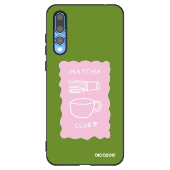 Picasee silikonski črni ovitek za Huawei P20 Pro - Matcha club