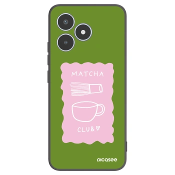 Picasee silikonski črni ovitek za Realme C53 - Matcha club