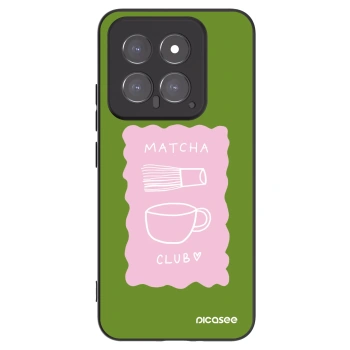 Picasee silikonski črni ovitek za Xiaomi 14 - Matcha club