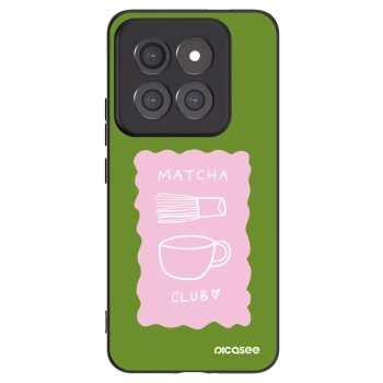 Picasee silikonski črni ovitek za Xiaomi 14 Pro - Matcha club