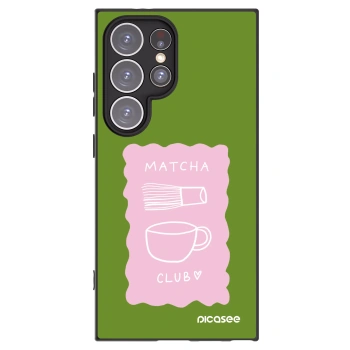 Picasee silikonski črni ovitek za Samsung Galaxy S24 Ultra S928B 5G - Matcha club
