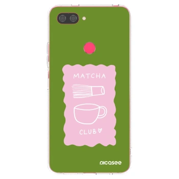 Picasee silikonski prozorni ovitek za Xiaomi Mi 8 Lite - Matcha club