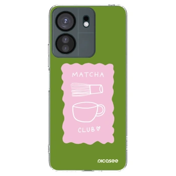 Picasee silikonski prozorni ovitek za Xiaomi Redmi 13C 4G - Matcha club