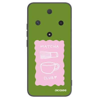 Picasee silikonski črni ovitek za Honor Magic6 Lite 5G - Matcha club