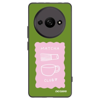 Picasee silikonski črni ovitek za Xiaomi Redmi A3 - Matcha club