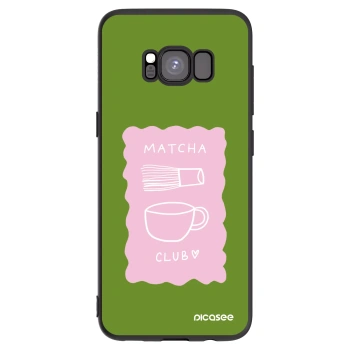 Picasee silikonski črni ovitek za Samsung Galaxy S8 G950F - Matcha club