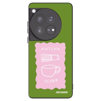 Picasee silikonski črni ovitek za OnePlus 12 5G - Matcha club