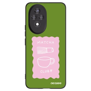 Picasee silikonski črni ovitek za Honor 200 Pro 5G - Matcha club
