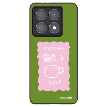 Picasee silikonski črni ovitek za Xiaomi 14T Pro - Matcha club