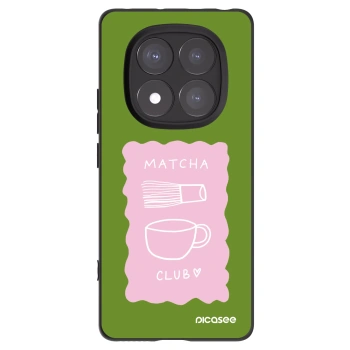 Picasee silikonski črni ovitek za Xiaomi Redmi Note 14 Pro 5G - Matcha club