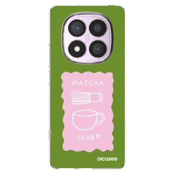 Picasee silikonski prozorni ovitek za Xiaomi Redmi Note 14 Pro 5G - Matcha club