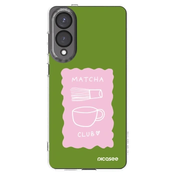 Picasee silikonski prozorni ovitek za Samsung Galaxy S25 Edge 5G - Matcha club