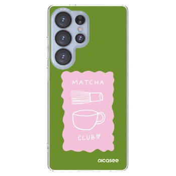 Picasee silikonski prozorni ovitek za Samsung Galaxy S25 Ultra 5G - Matcha club