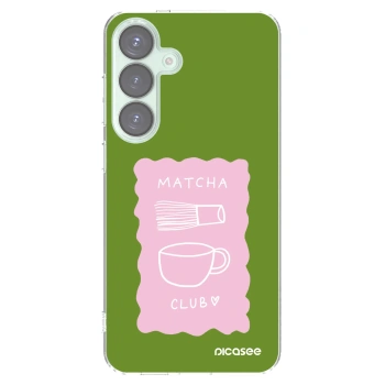 Picasee silikonski prozorni ovitek za Samsung Galaxy S25+ 5G - Matcha club