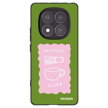 Picasee silikonski črni ovitek za Xiaomi Redmi Note 14 Pro 4G - Matcha club