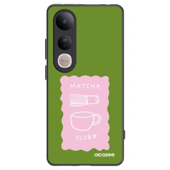 Picasee silikonski črni ovitek za Vivo V50 Lite 5G - Matcha club