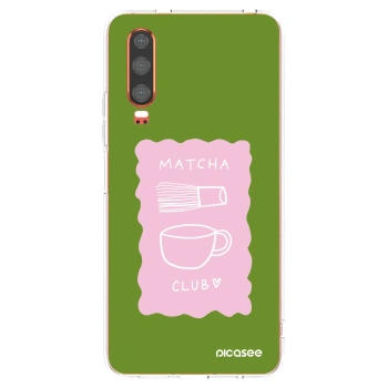Picasee silikonski prozorni ovitek za Huawei P30 - Matcha club