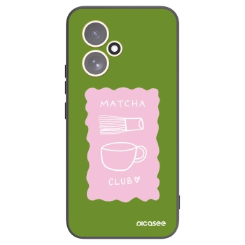 Picasee silikonski črni ovitek za Honor 400 5G - Matcha club
