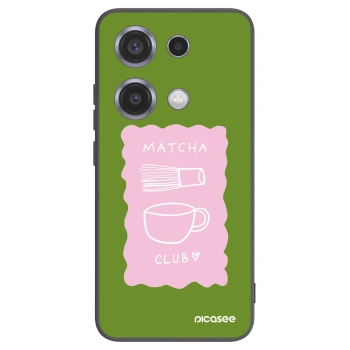 Picasee silikonski črni ovitek za Xiaomi Redmi Note 14S - Matcha club