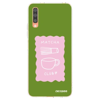 Picasee silikonski prozorni ovitek za Samsung Galaxy A70 A705F - Matcha club