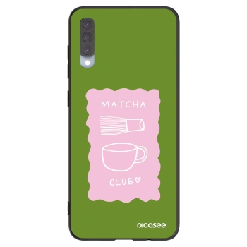 Picasee silikonski črni ovitek za Samsung Galaxy A70 A705F - Matcha club