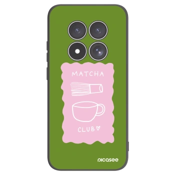 Picasee silikonski črni ovitek za Xiaomi Redmi Note 15 Pro 4G - Matcha club