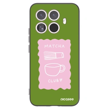 Picasee silikonski črni ovitek za Xiaomi 15T Pro - Matcha club