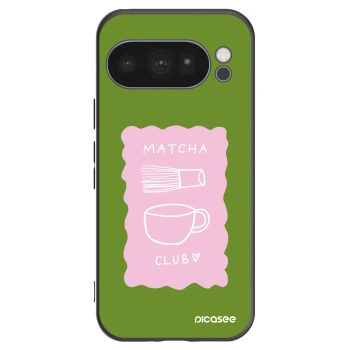 Picasee silikonski črni ovitek za Google Pixel 10 Pro - Matcha club
