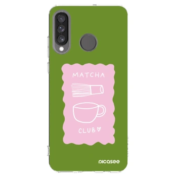 Picasee silikonski prozorni ovitek za Huawei P30 Lite - Matcha club