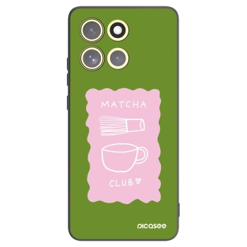 Picasee silikonski črni ovitek za Motorola Moto G86 Power 5G - Matcha club
