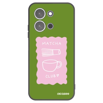 Picasee silikonski črni ovitek za Xiaomi Redmi 15C 5G - Matcha club