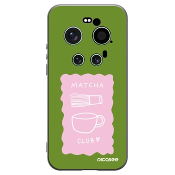 Picasee silikonski črni ovitek za Xiaomi 17 Ultra - Matcha club