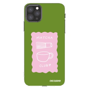 Picasee silikonski prozorni ovitek za Apple iPhone 11 Pro Max - Matcha club