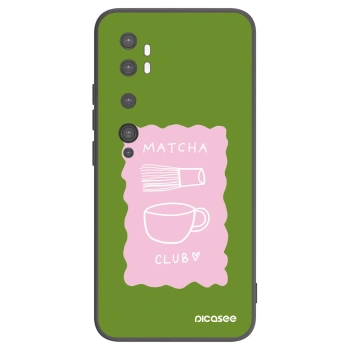 Picasee silikonski črni ovitek za Xiaomi Mi Note 10 (Pro) - Matcha club
