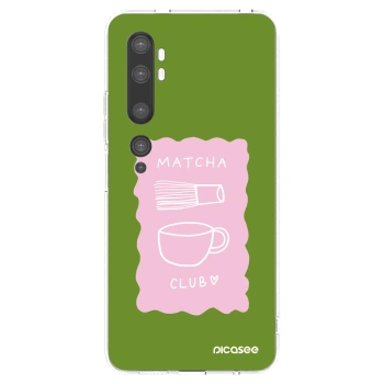 Picasee silikonski prozorni ovitek za Xiaomi Mi Note 10 (Pro) - Matcha club