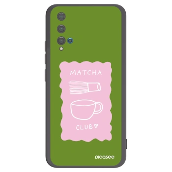 Picasee silikonski črni ovitek za Huawei Nova 5T - Matcha club