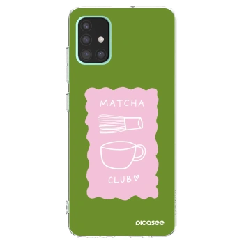 Picasee silikonski prozorni ovitek za Samsung Galaxy A51 A515F - Matcha club