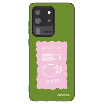 Picasee silikonski črni ovitek za Samsung Galaxy S20 Ultra 5G G988F - Matcha club