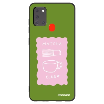 Picasee silikonski črni ovitek za Samsung Galaxy A21s - Matcha club