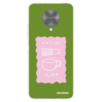 Picasee silikonski prozorni ovitek za Xiaomi Poco F2 Pro - Matcha club
