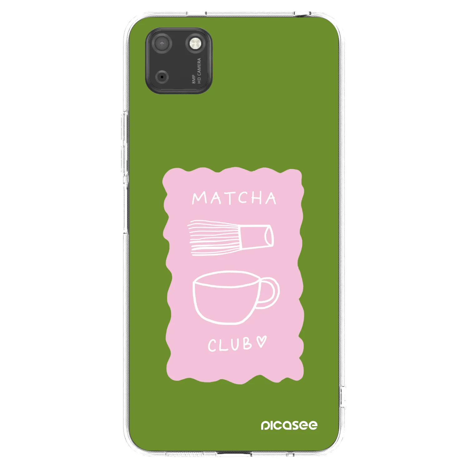 Picasee silikonski prozorni ovitek za Huawei Y5P - Matcha club