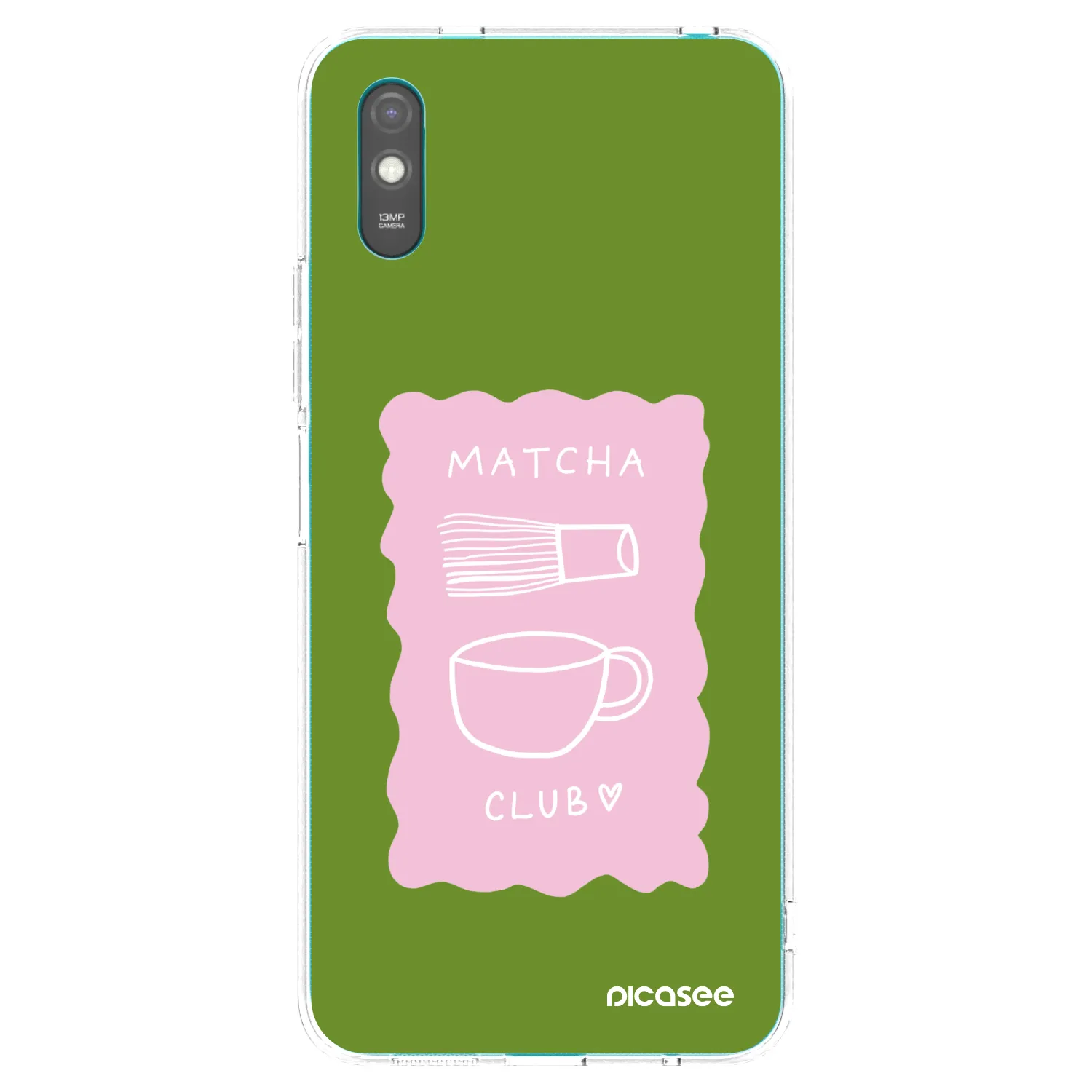 Picasee silikonski prozorni ovitek za Xiaomi Redmi 9A - Matcha club