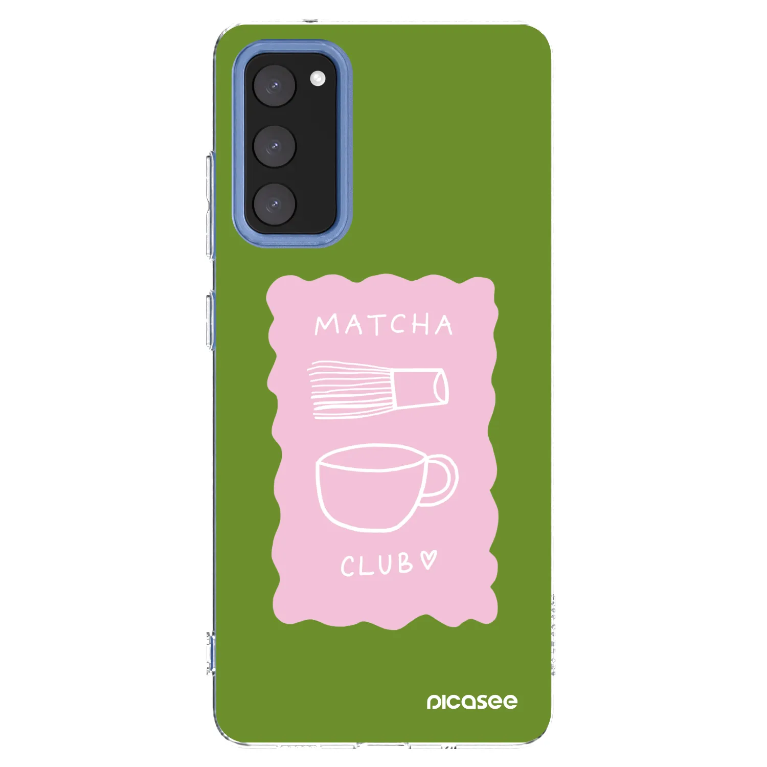 Picasee silikonski prozorni ovitek za Samsung Galaxy S20 FE - Matcha club