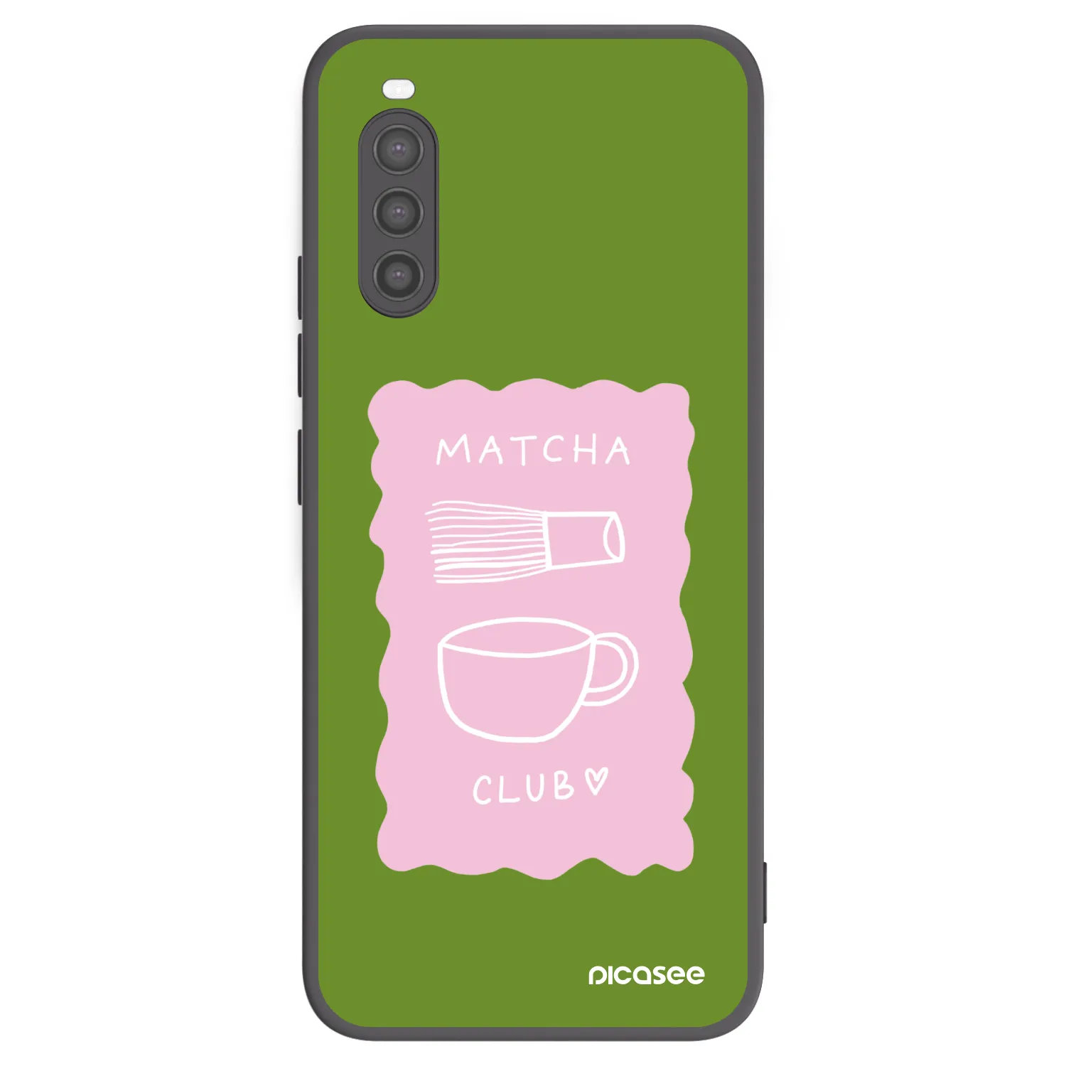 Picasee silikonski črni ovitek za Sony Xperia 10 II - Matcha club