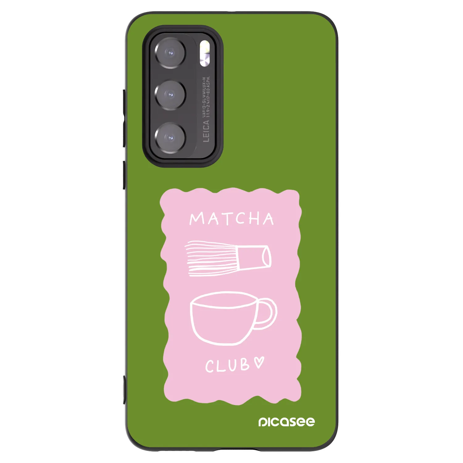 Picasee silikonski črni ovitek za Huawei P40 - Matcha club
